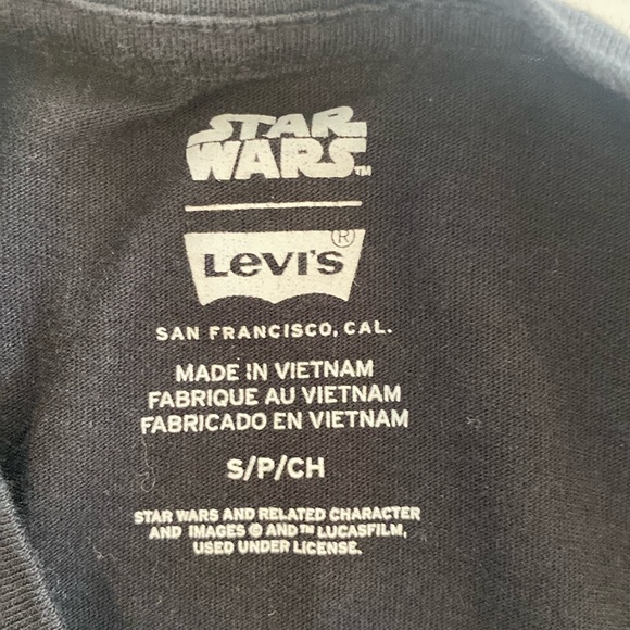 Star Wars Levi TShirt black size S/P with Stormtrooper - Picture 4 of 5